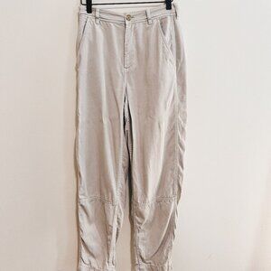 Everlane Size 0 UTILITY BARREL PANTS - Bone - Soft, High-Rise Denim